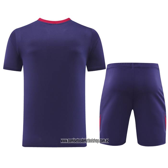Chandal del Inglaterra 24-25 Manga Corta Purpura - Pantalon Corto